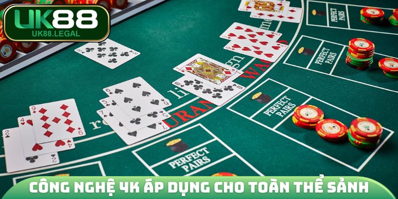 Công nghệ 4k áp dụng cho toàn thể sảnh