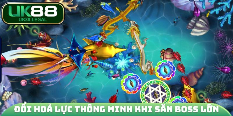 Đổi hoả lực thông minh khi săn boss lớn