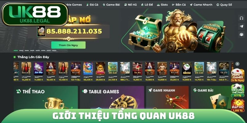 Giới thiệu tổng quan UK88