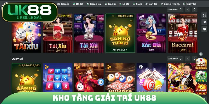 Kho tàng giải trí UK88